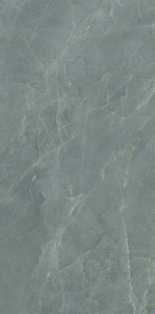 Lucca Ocean Green Lux 3D 60 × 120cm porcelain wall and floor tile, showcasing rich green marble-effect shading with subtle natural veining and a luxurious polished stone-inspired surface finish.