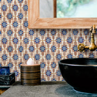 Marrakech E Mini Moroccan Porcelain Wall Floor Tile 15cm x 15cm