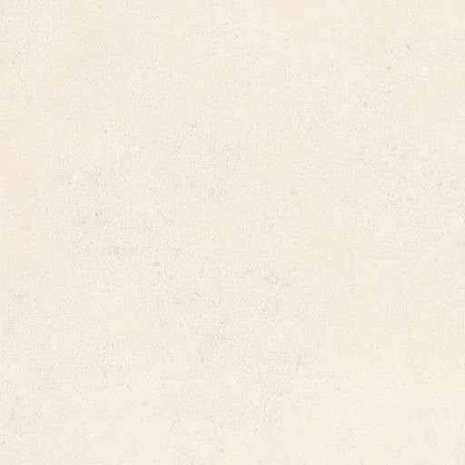 Close-up of Melange Light concrete-style wall and floor tiles 60 × 60cm, featuring soft beige concrete-effect tones with subtle texture, delicate tonal variation, and a contemporary matt industrial-inspired finish.