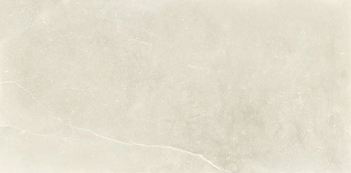 Product display of Monzo Stone Sand 30x60cm stone-effect porcelain tiles in soft warm beige tones, featuring subtle texture, delicate veining, and a contemporary natural stone-inspired finish.