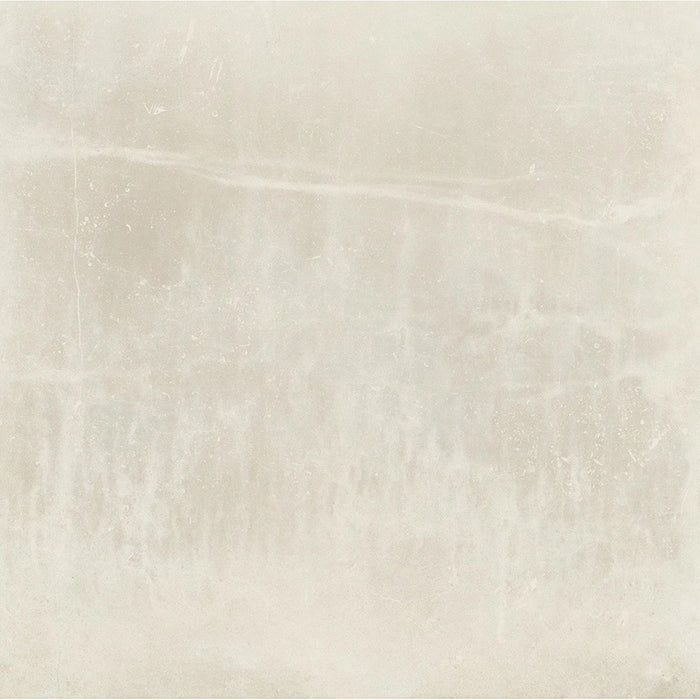 Product display of Monzo Stone Sand 60x60cm stone-effect porcelain tiles in soft warm beige tones, featuring subtle texture, delicate veining and a lightly varied surface inspired by natural stone.