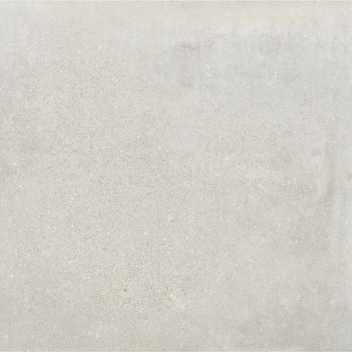 Product display of Monzo Stone Silver 60x60cm stone-effect porcelain tiles in soft silver-grey tones, featuring delicate veining, subtle texture, and natural tonal variation with a contemporary stone-inspired finish.