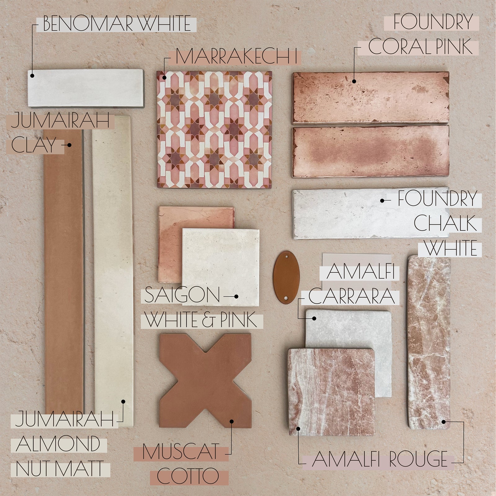 Moodboard - Moroccan Sunset