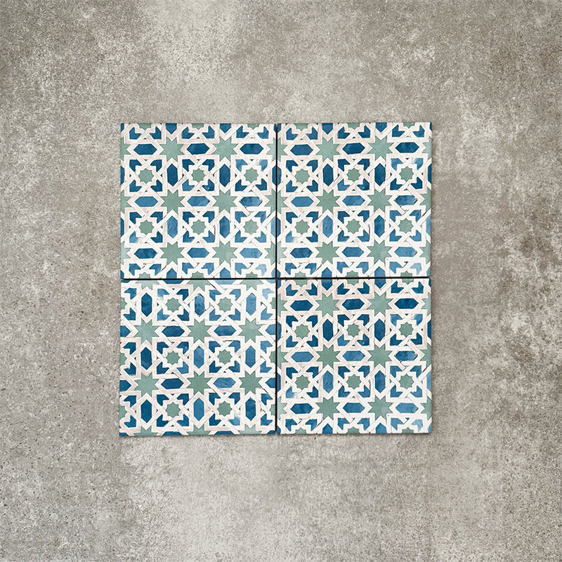 Persia Mini Jadida Patterned Tile 15cm x 15cm