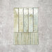 Product display of Pottery Decor Agave Green 12.5x25cm ceramic wall tiles in soft green tones, featuring a handcrafted glossy finish with coordinating fluted decorative tiles for textured contemporary interiors.