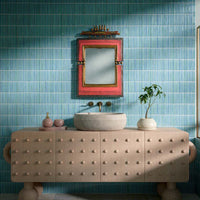 Pottery Decor Tile | Azul Blue | Wall Tile | 12.5cm x 25cm