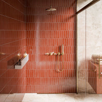 Puzzle Coral Brick Rectified | Wall & Floor Tiles | 5cm x 20cm