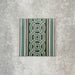London Streets Regent Street Side/Border 20x20cm Victorian Moroccan style porcelain tile featuring an interlocking geometric border design in sage green, deep green and soft grey tones, created to frame Regent Street patterned tiles in traditional Victorian-style floor layouts.