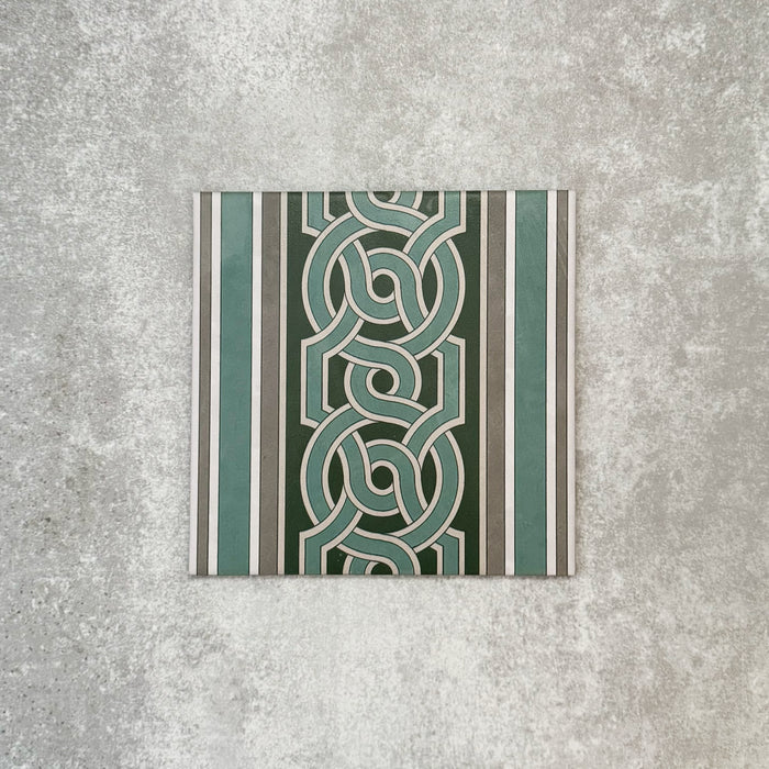 FULL TILE SAMPLE Regent Street Tile Victorian SIDE 20cm x 20cm