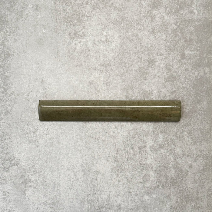 Nomad Sage Green Pencil Border Tiles 3cm x 20cm FULL PENCIL SAMPLE