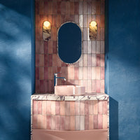 Foundry Bricks | Coral Pink | Wall Tiles | 6.5cm x 20cm