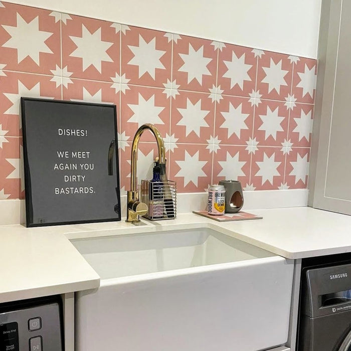 Kenifra Terra Rosa Star 20cm x 20cm