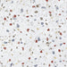 Close-up of Gelato Colours 66x66cm terrazzo-style porcelain tile, featuring a light neutral base with evenly scattered multicoloured terrazzo flecks for a soft, contemporary finish.