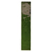 Single Bora Bora Tourmaline Green Brick wall tile in 6.5x32.8cm format with a flux glaze finish, featuring deep green tonal variation, organic surface texture and glossy movement shown individually against a plain background.