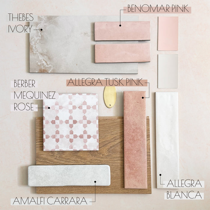 Berber Mequinez Rose | Moroccan Style | 15cm x 15cm