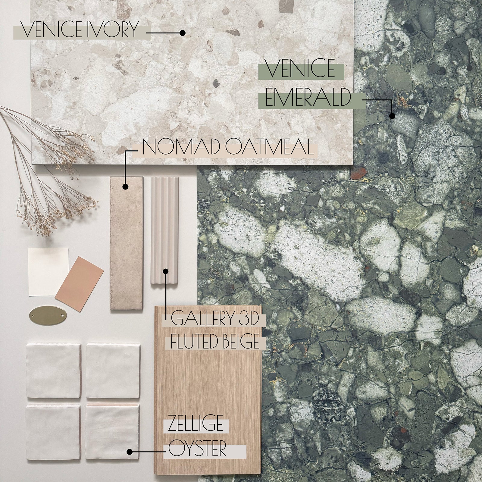 Moodboard - Venetian Green