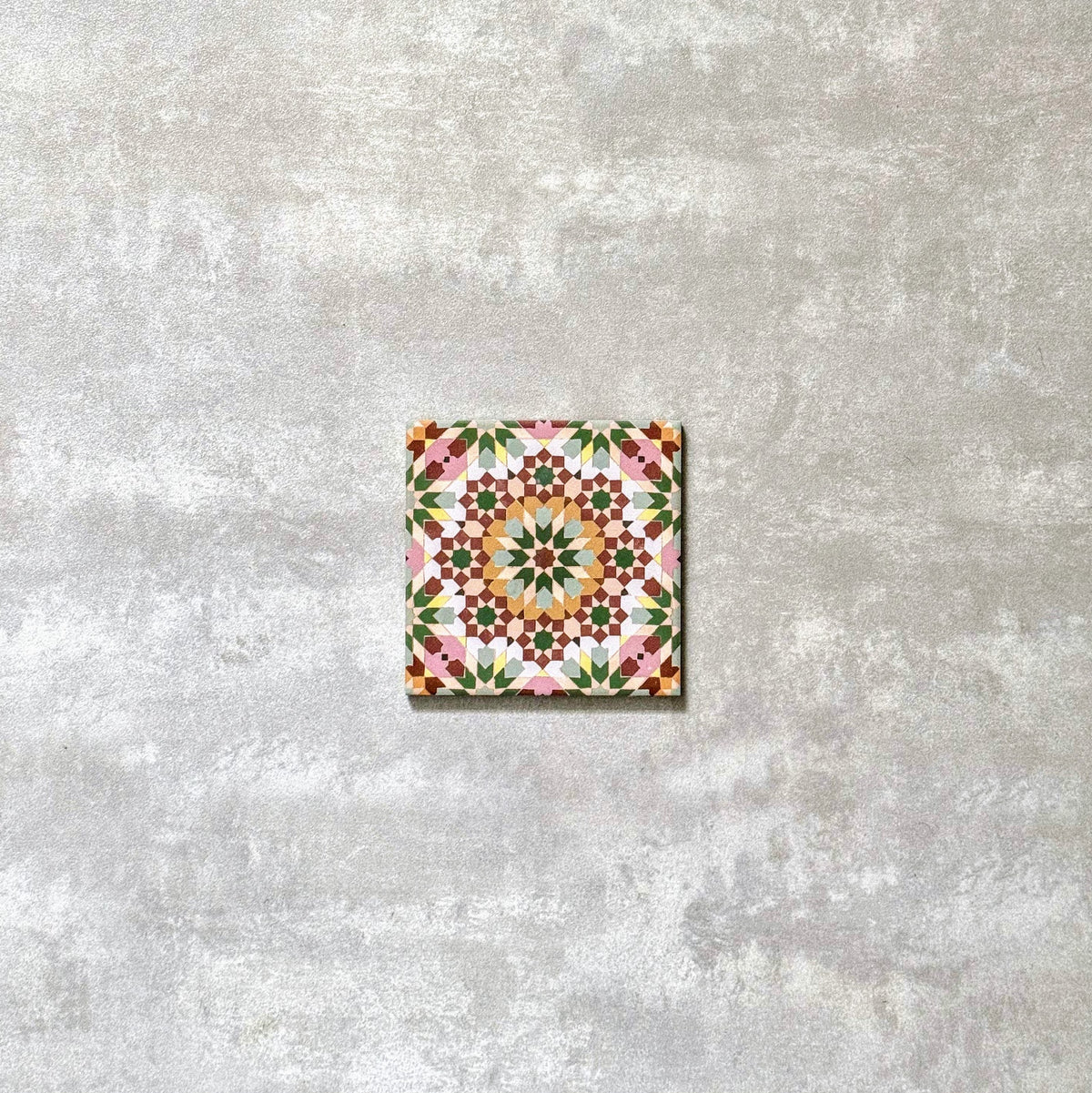 FULL TILE SAMPLE Persia Flowers 15cm x 15cm