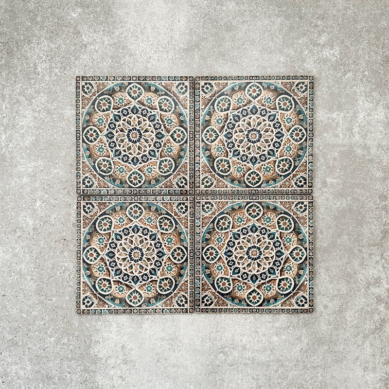 Persia Mini Zanjan Patterned Tile 15cm x 15cm