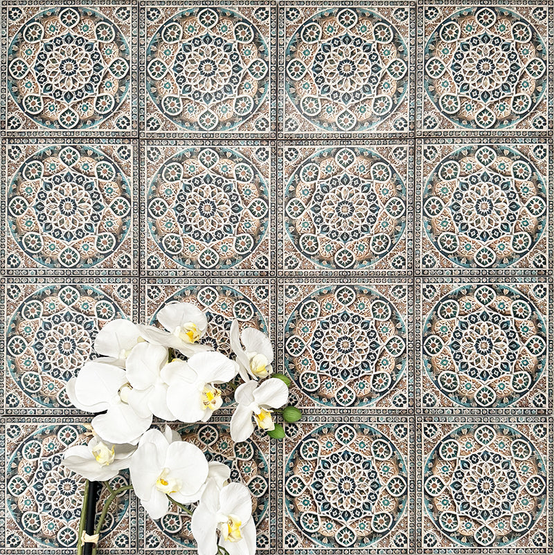 Persia Mini Zanjan Patterned Tile 15cm x 15cm