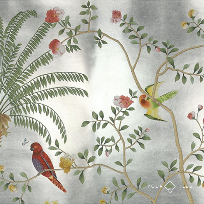 FULL TILE SAMPLE Amazonian Silver Gilded  20cm x 20cm