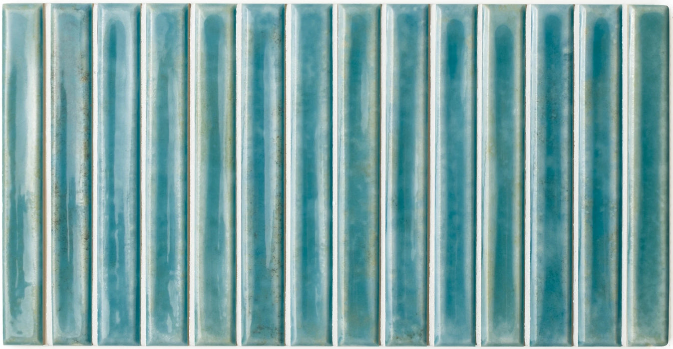 Pottery Decor Tile | Azul Blue | Wall Tile | 12.5cm x 25cm