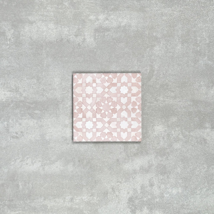 FULL TILE SAMPLE Berber Tetuan Rose MINI 15cm x 15cm