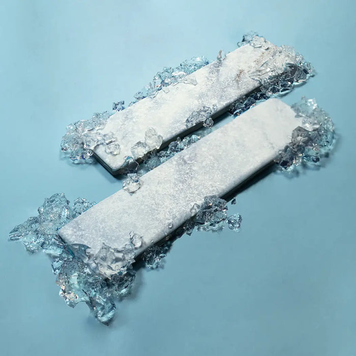 Amalfi Brick Azul Vintage Marble Wall & Floor Tiles 5.4cm x 22cm