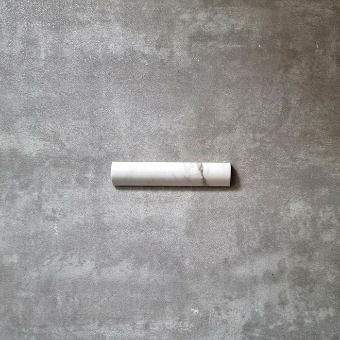 Hampton Marble Pencil Bullnose Border Tiles 3cm x 15cm FULL PENCIL SAMPLE