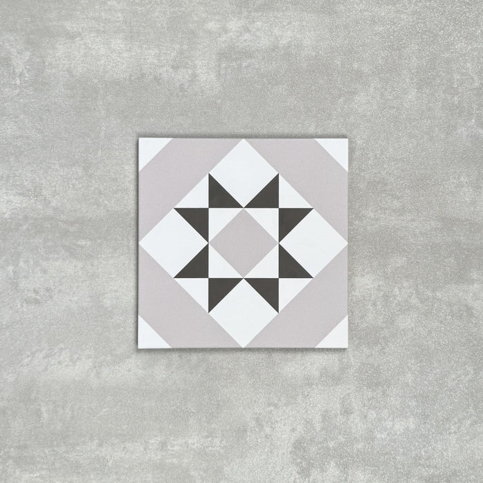 Cambridge Silver Borough Victorian Anti Slip Porcelain Wall Floor Tiles