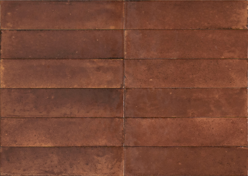 FULL TILE SAMPLE Levent Butterscotch Tile Wall & Floor Porcelain Tiles 6cm x 24cm
