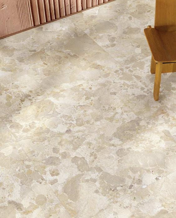 Baresi Cream 3D Terrazzo style Tiles 60cm x 60cm