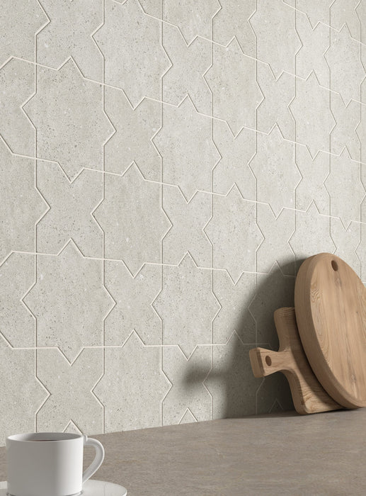 Muscat Avorio Rocks Star & Cross Wall & Floor Tiles