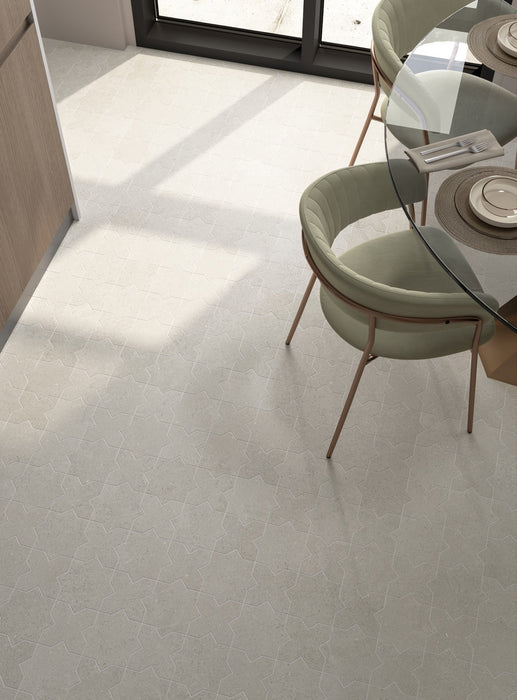 Muscat Avorio Rocks Star & Cross Wall & Floor Tiles