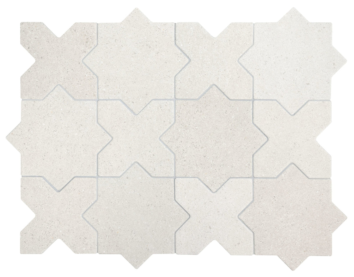 Muscat Avorio Rocks Star & Cross Wall & Floor Tiles