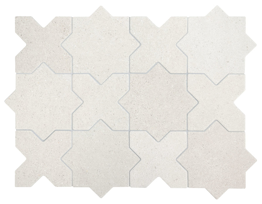 Muscat Avorio Rocks Star & Cross Wall & Floor Tiles