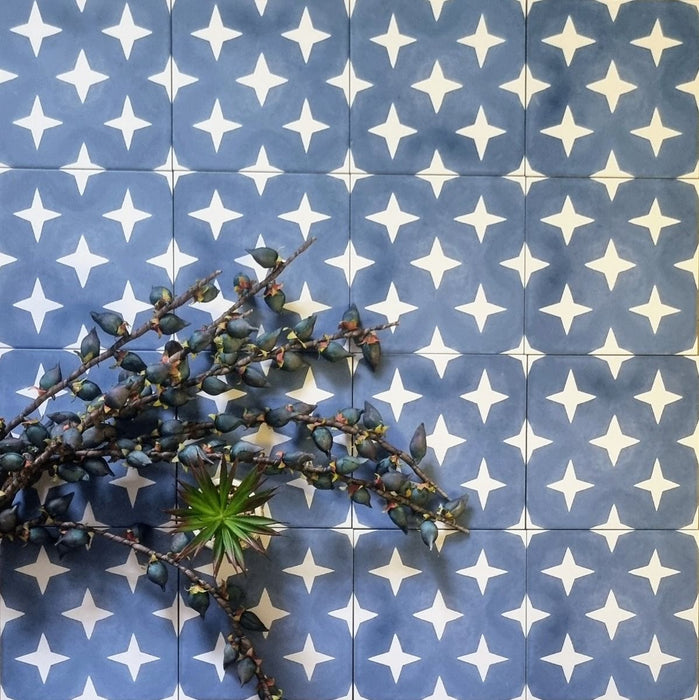 Soho| Navy Blue | Moroccan Tiles | Wall & Floor | 20cm x 20cm