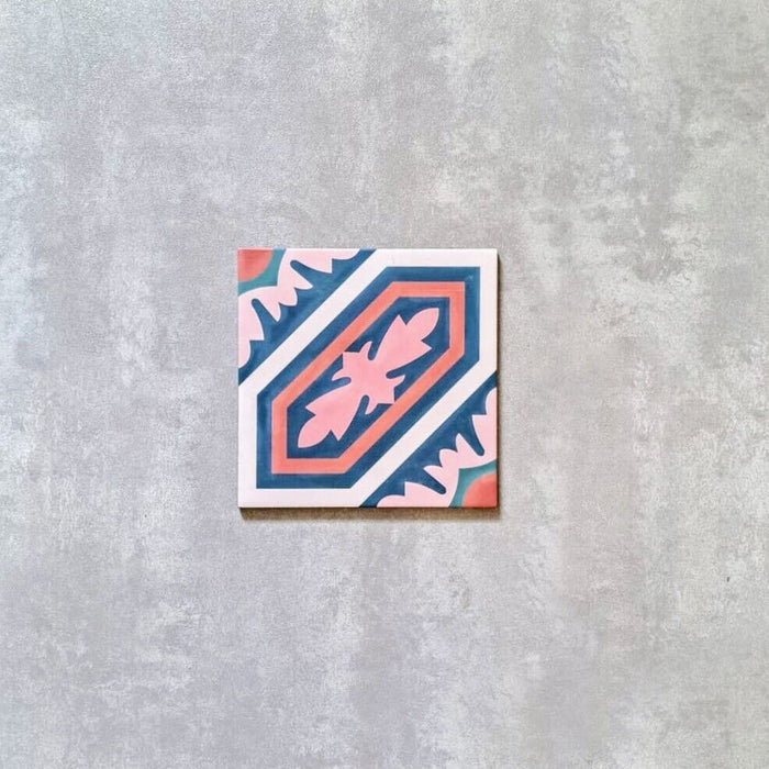 Conduit Street | Multicoloured  Victorian Tile  | 20cm x 20cm | Wall & Floor Tiles