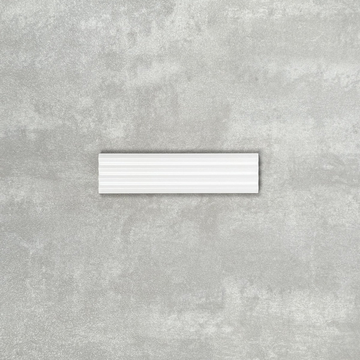 Gallery Brick DECOR Tile White Matt 5cm x 20cm