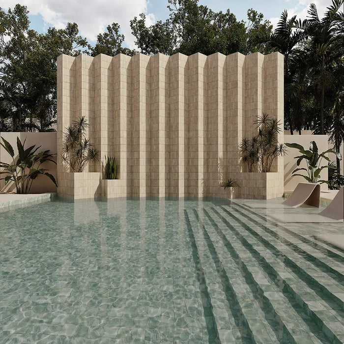 Amalfi Square Salvia Vintage Marble Wall & Floor Tiles 11cm x 11cm