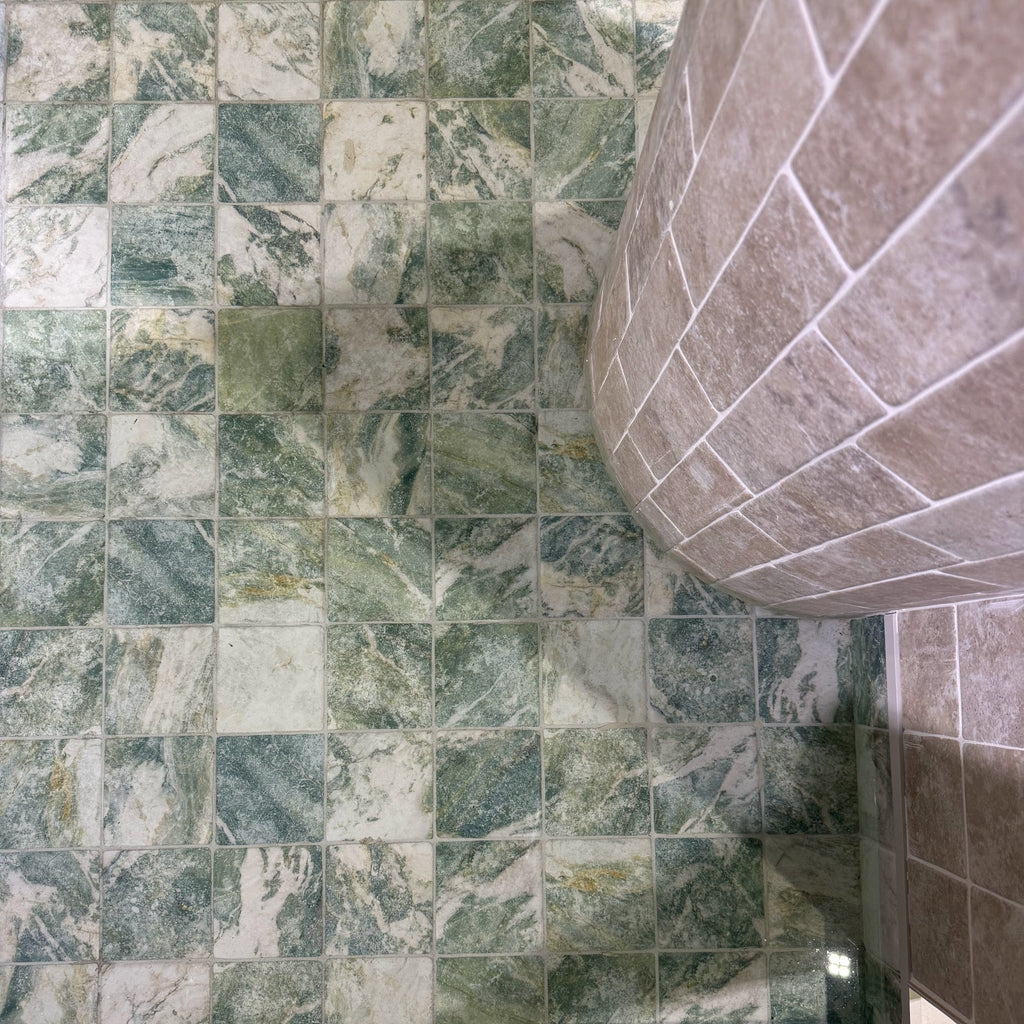 Amalfi Salvia Square | Vintage Marble Wall & Floor Tiles | 11cm x 11cm