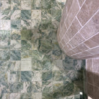 Amalfi Salvia Square | Vintage Marble Wall & Floor Tiles | 11cm x 11cm