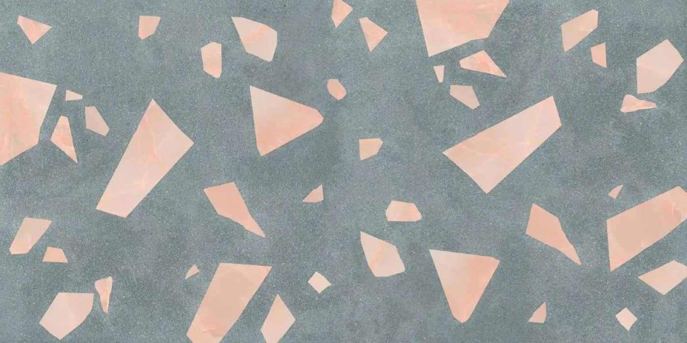 CUT TILE SAMPLE Melody ROCK Terrazzo Green 60cm x 120cm