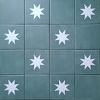 Rubins Green Decor MINI Moroccan Porcelain Wall & Floor Tile 15cm x 15cm