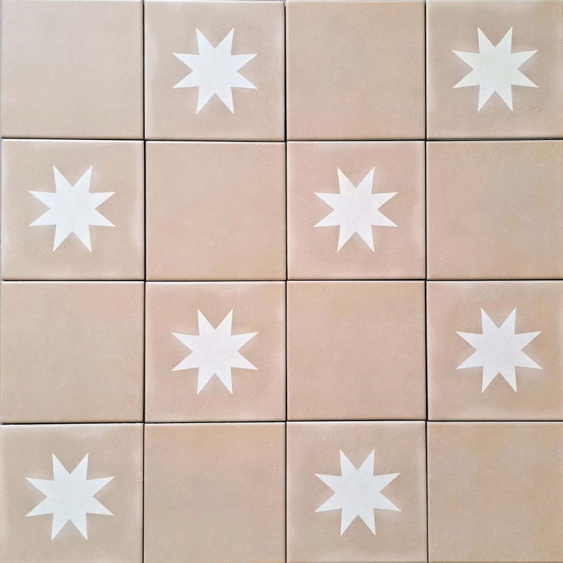 Rubins Gold Decor MINI Moroccan Porcelain Wall & Floor Tile 15cm x 15cm
