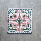 Jardin MINI Rose Moroccan Wall & Floor Tile 15cm x 15cm