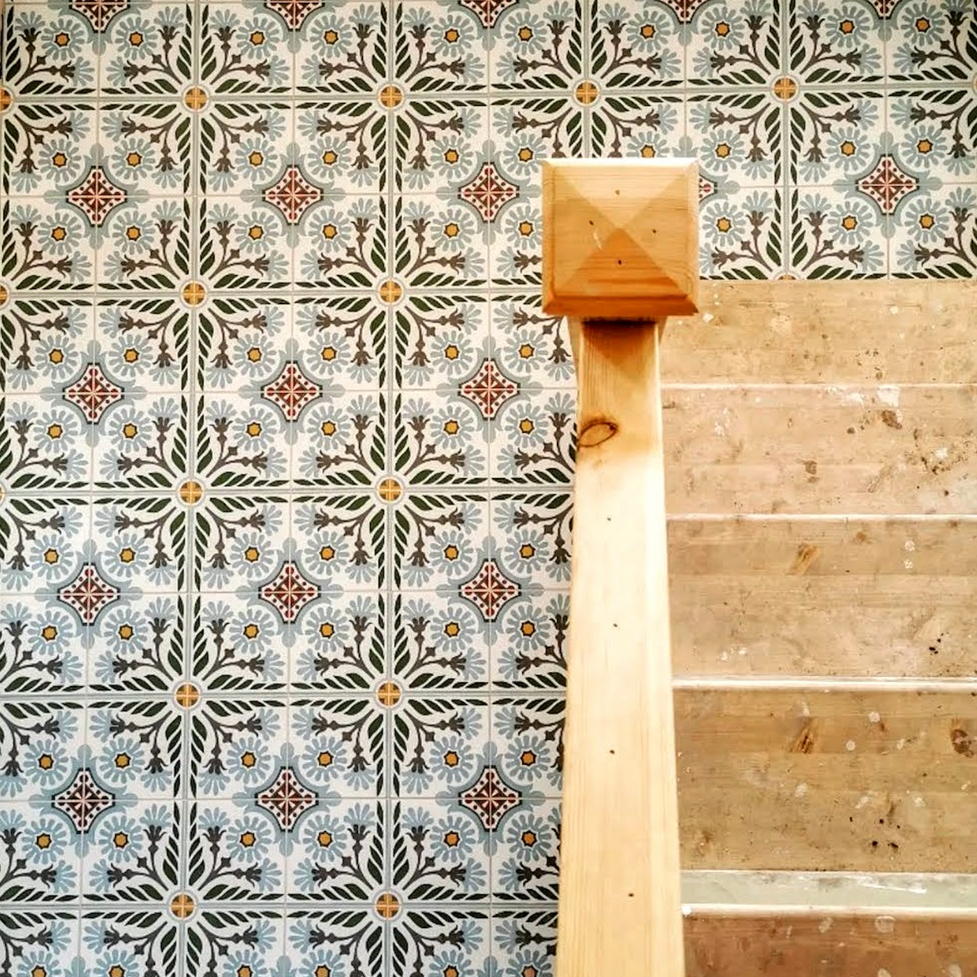 Jardin Olivio Moroccan Tile 20cm x 20cm — Fayrouz Tile and Stone