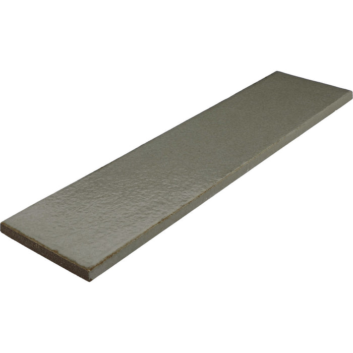 Baroque Lichen Green Porcelain Wall Tiles & Floor Tiles 9.1cm x 37.5cm