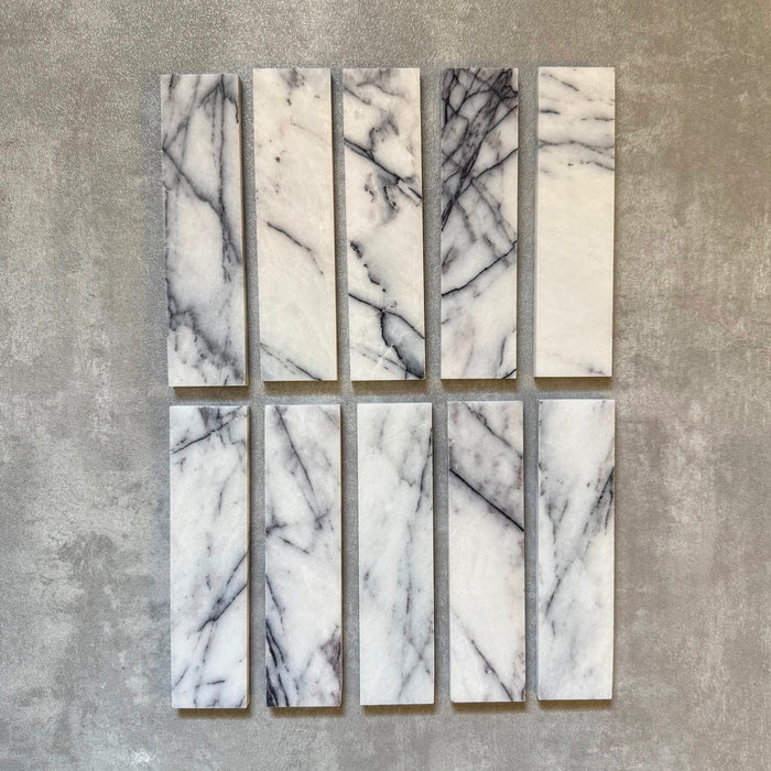 Fayrouz Lilac | Honed Finish | Natural Marble | 5cm x 20cm