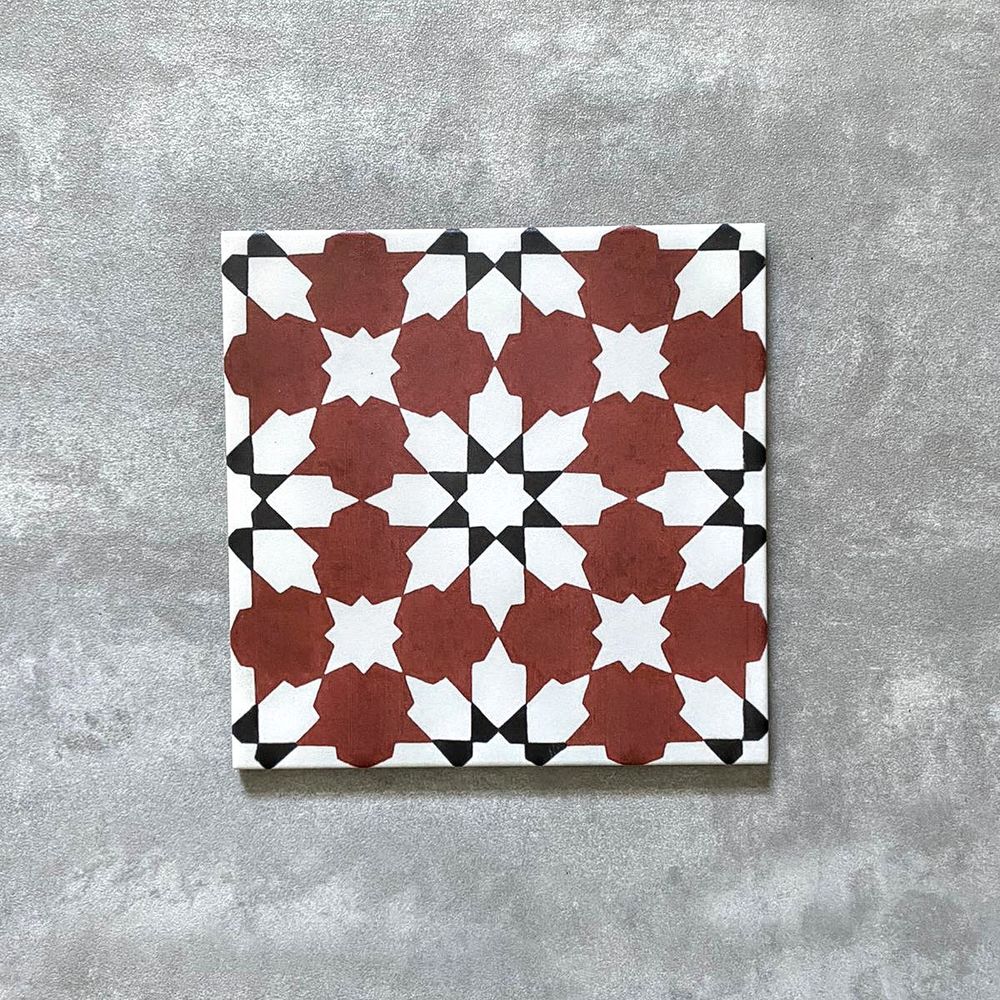 FULL TILE SAMPLE Madeira Terracotta 20cm x 20cm