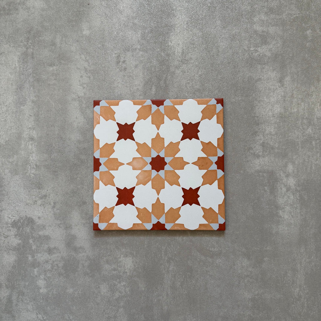 Madeira Clay Tiles Moroccan Tiles Wall & Floor Tiles 20cm x 20cm